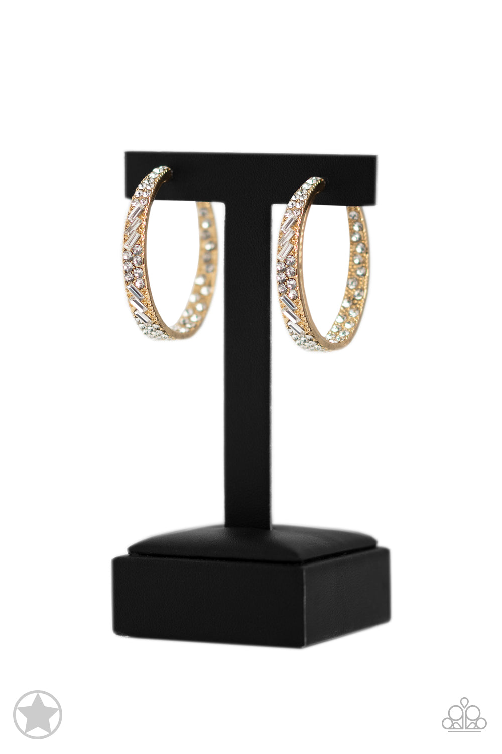 GLITZY By Association – Gold | Paparazzi Earrings