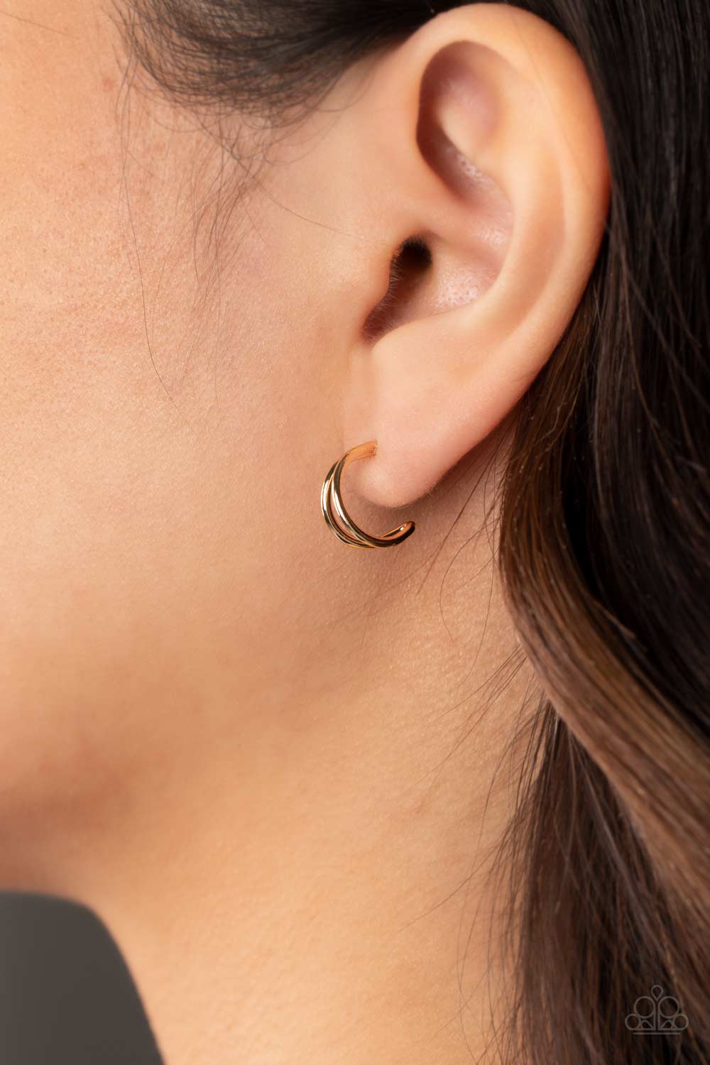 Charming Crescents – Gold | Paparazzi Earrings