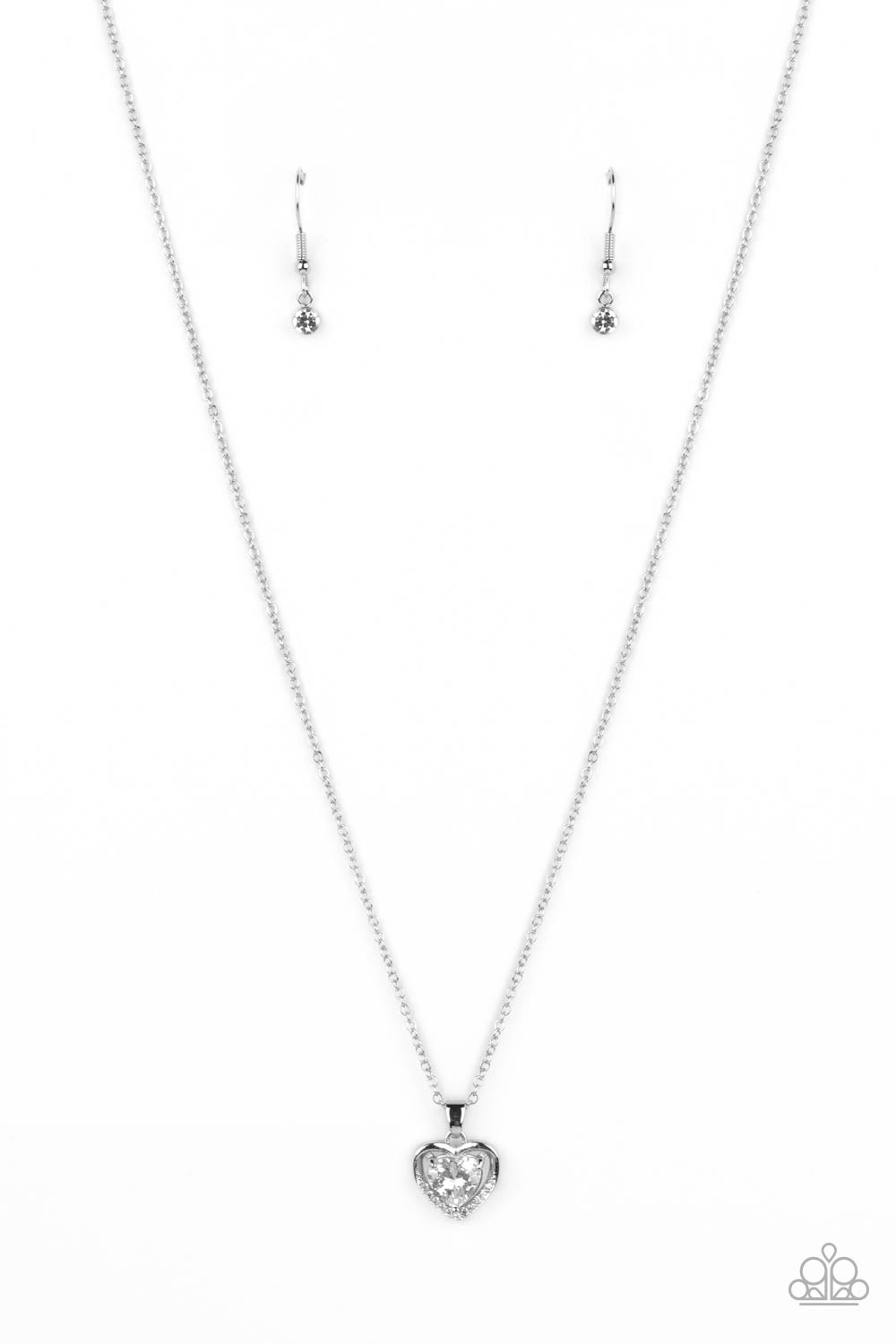 Effulgently Engaged – White | Paparazzi Necklace