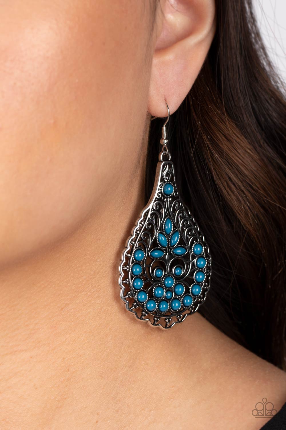 Botanical Beauty – Blue | Paparazzi Earrings