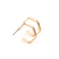 Haute Hexagons – Gold | Paparazzi Earrings