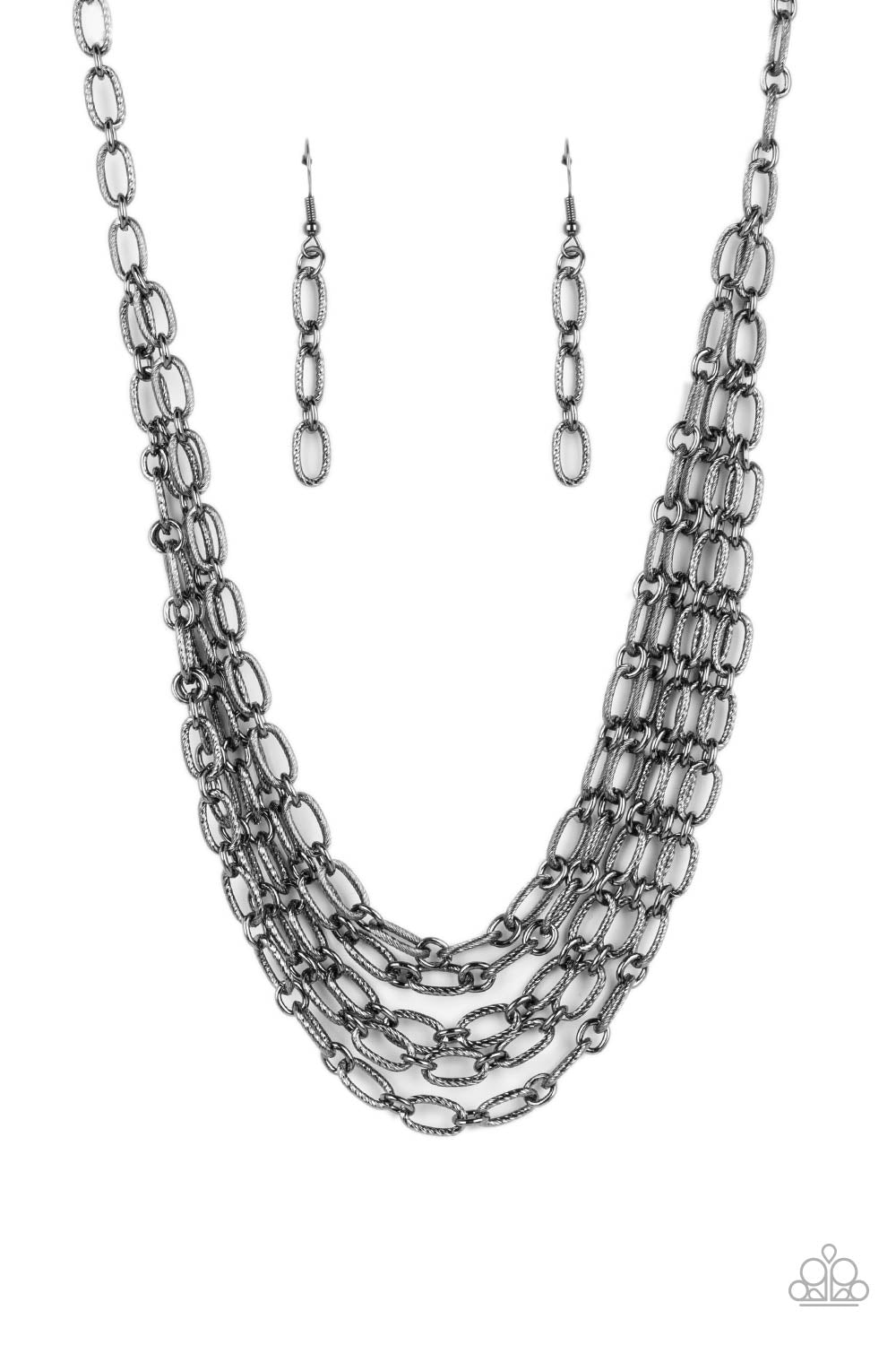 House of CHAIN – Black | Paparazzi Necklace