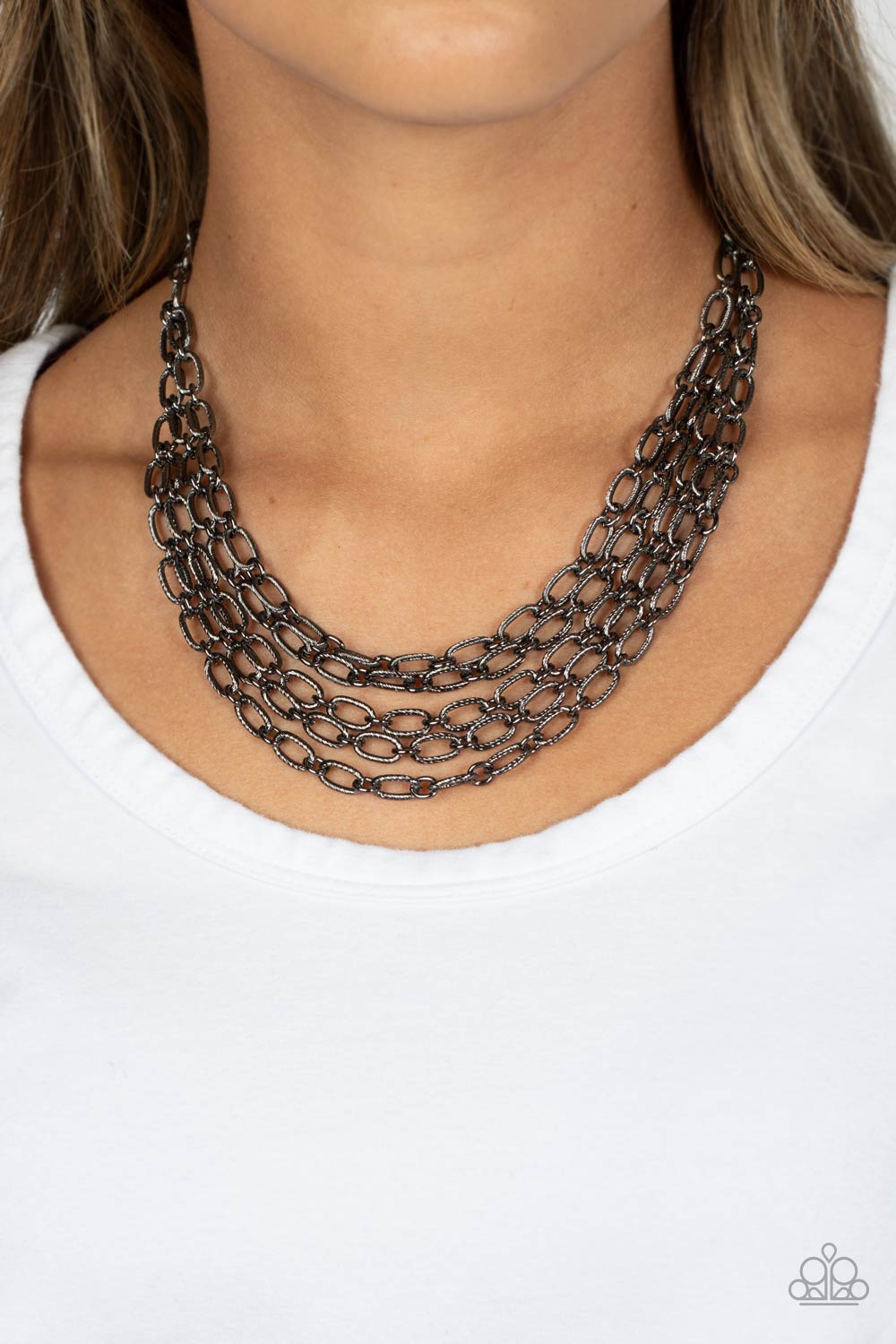 House of CHAIN – Black | Paparazzi Necklace