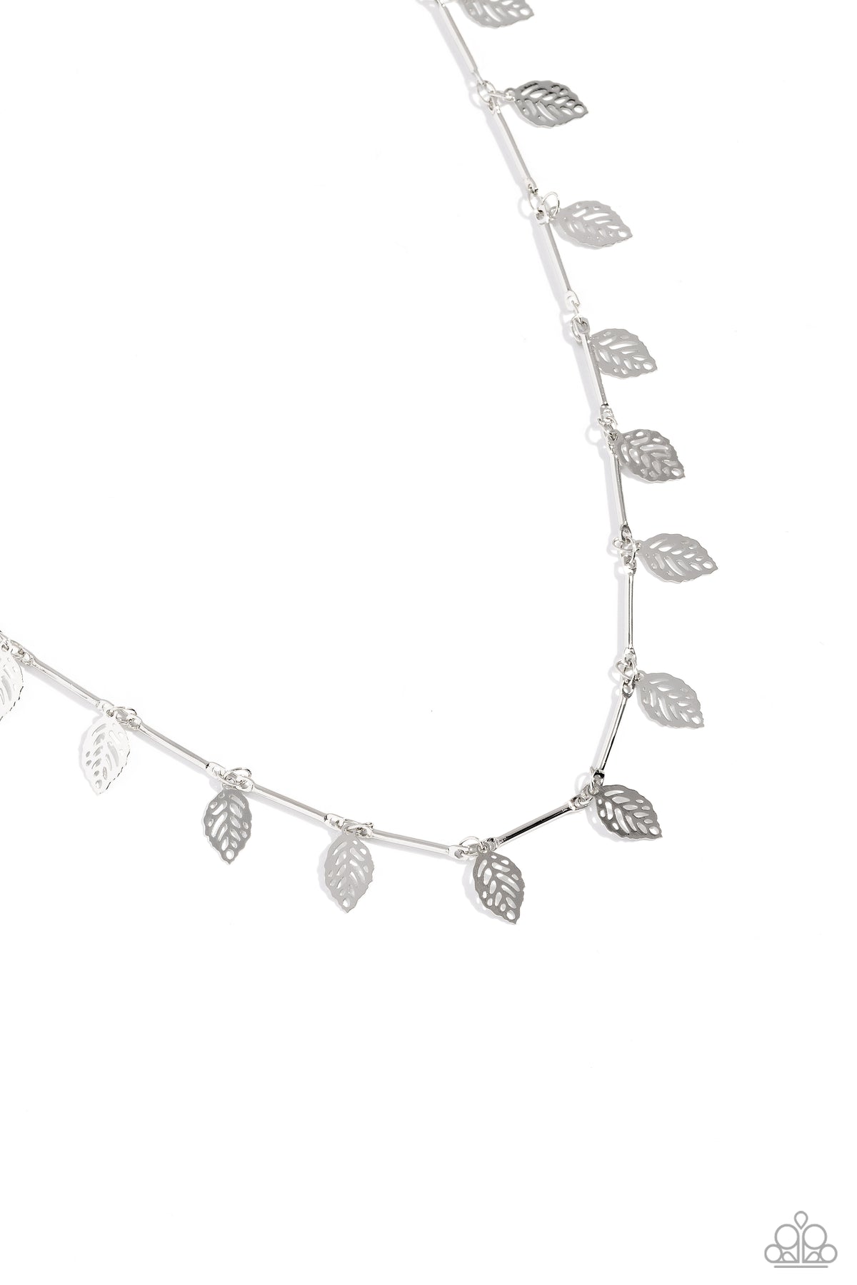 LEAF a Light On – Silver | Paparazzi Necklace