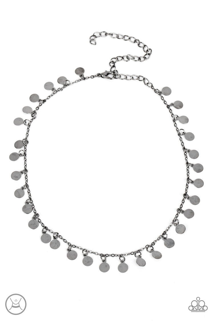 Champagne Catwalk – Black | Paparazzi Necklace