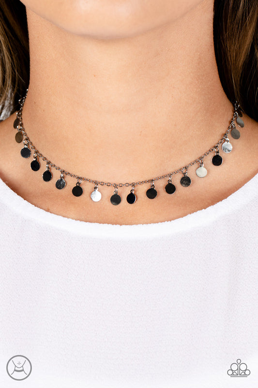 Champagne Catwalk – Black | Paparazzi Necklace