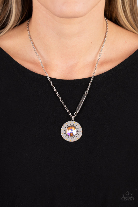 Sundial Dance – Orange | Paparazzi Necklace
