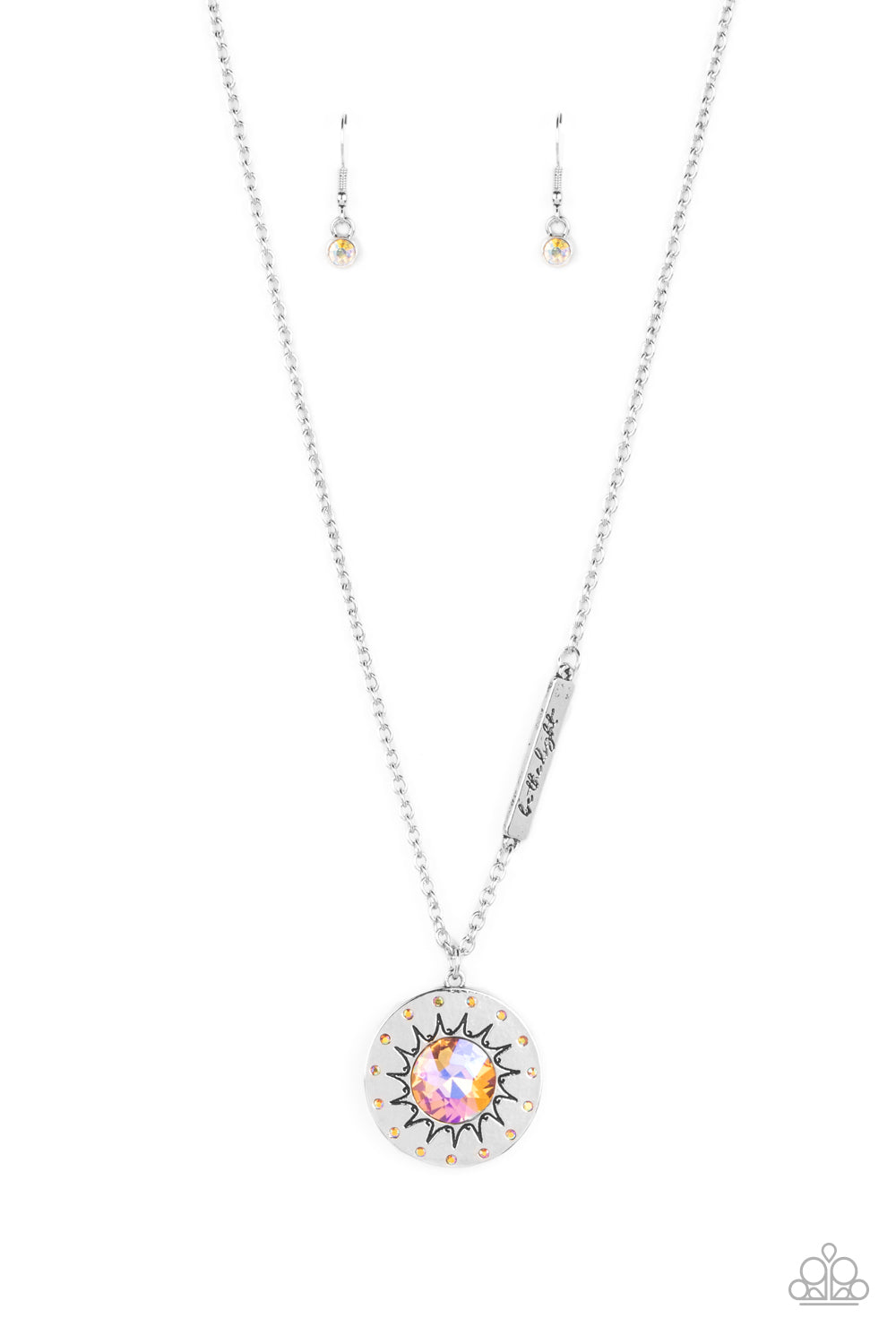 Sundial Dance – Orange | Paparazzi Necklace