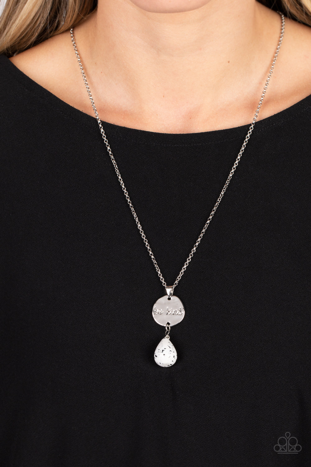 Caring Couture – White | Paparazzi Necklace