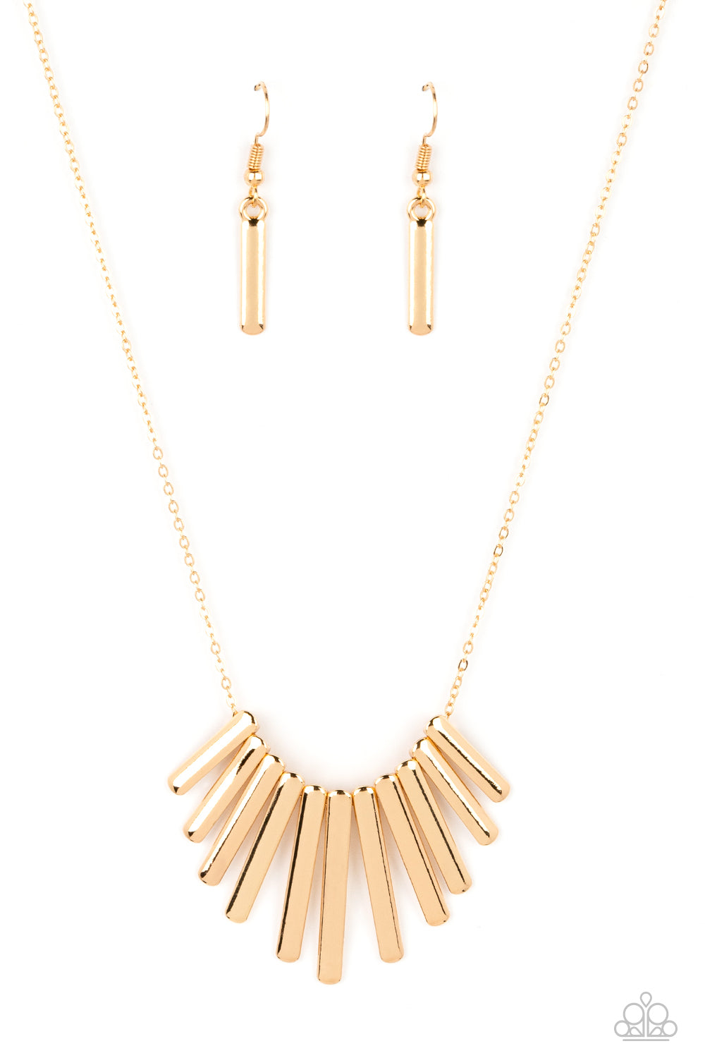 Leading MANE – Gold | Paparazzi Necklace