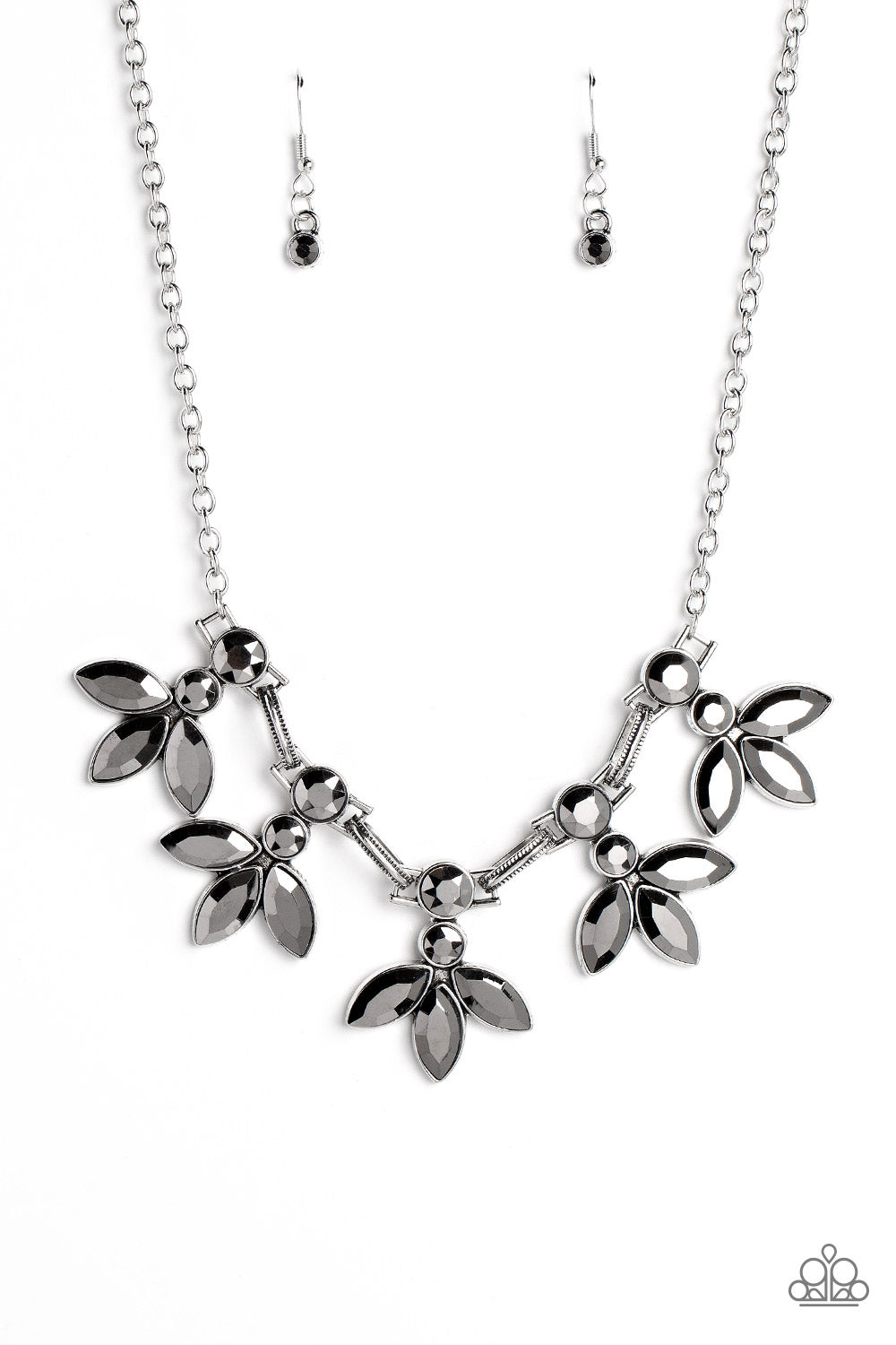 Dauntlessly Debonair – Silver | Paparazzi Necklace