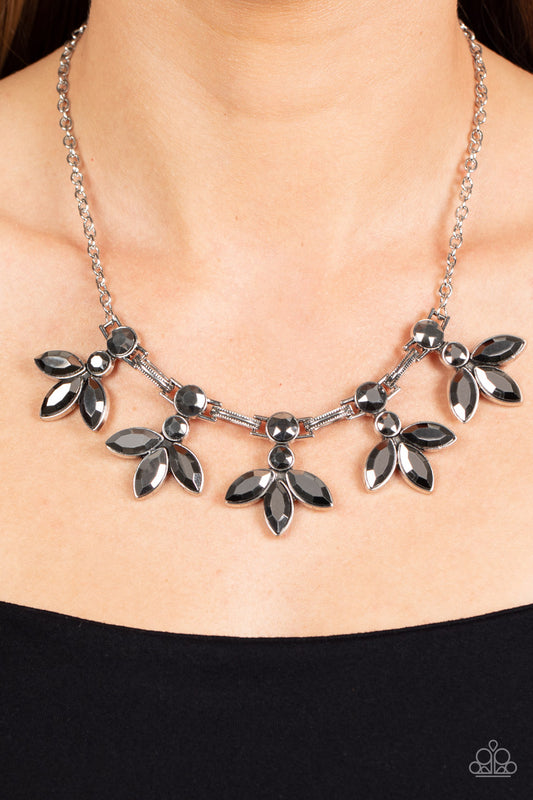 Dauntlessly Debonair – Silver | Paparazzi Necklace