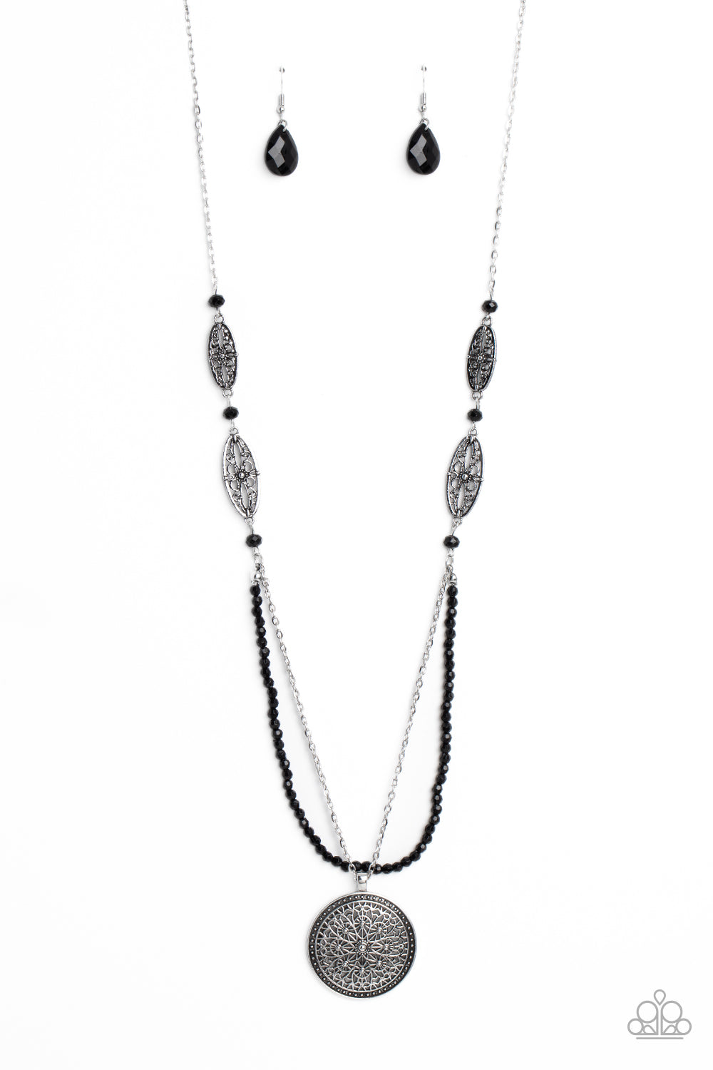 Garden of Grace – Black | Paparazzi Necklace