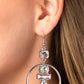 Geometric Glam – White | Paparazzi Earrings