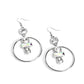 Geometric Glam – White | Paparazzi Earrings