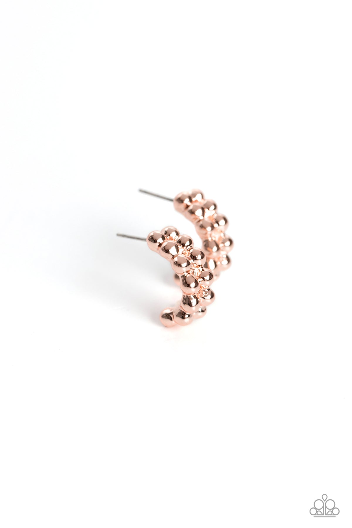 Bubbling Beauty Rose – Gold | Paparazzi Earrings