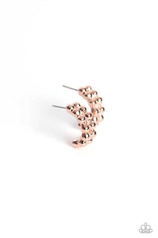 Bubbling Beauty Rose – Gold | Paparazzi Earrings