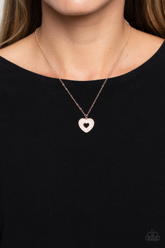 Romantic Retreat Rose – Gold | Paparazzi Necklace