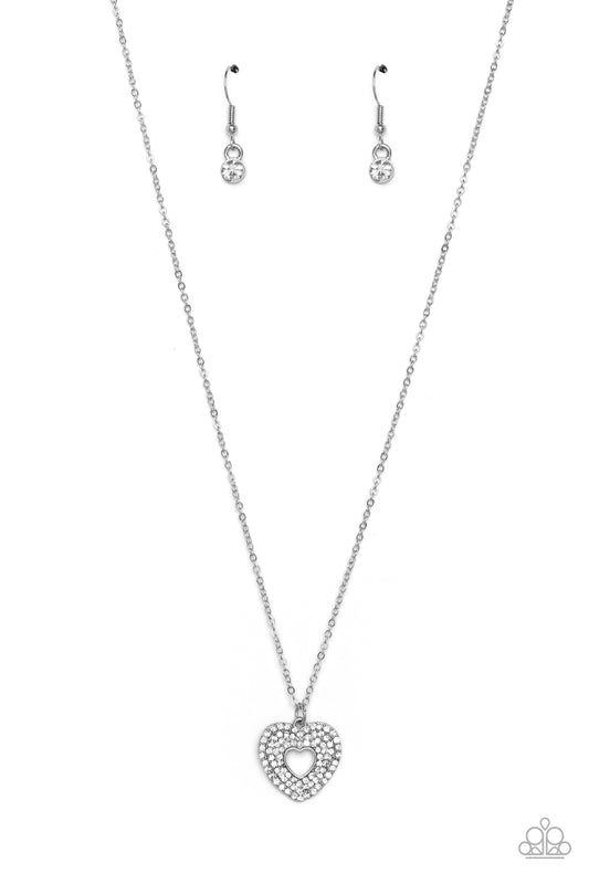 Romantic Retreat – White | Paparazzi Necklace