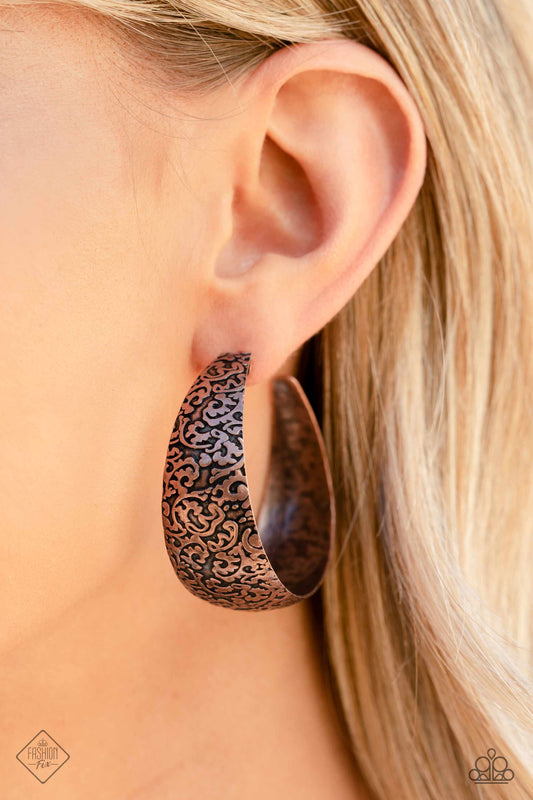 Mother Nature Medley – Copper | Paparazzi Earrings
