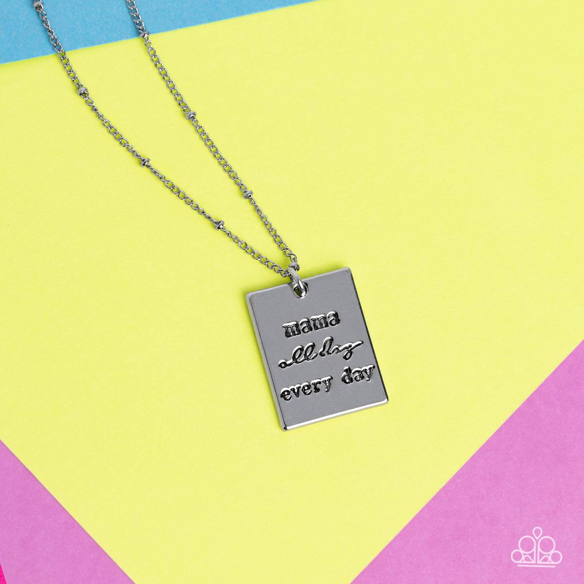 Mama MVP – Silver | Paparazzi Necklace