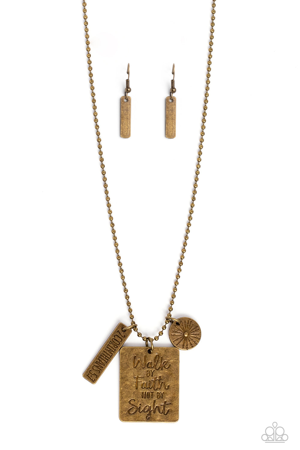 Sunshine Sight – Brass | Paparazzi Necklace