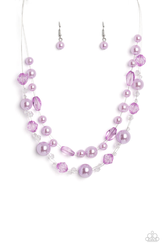 Parisian Pearls – Purple | Paparazzi Necklace
