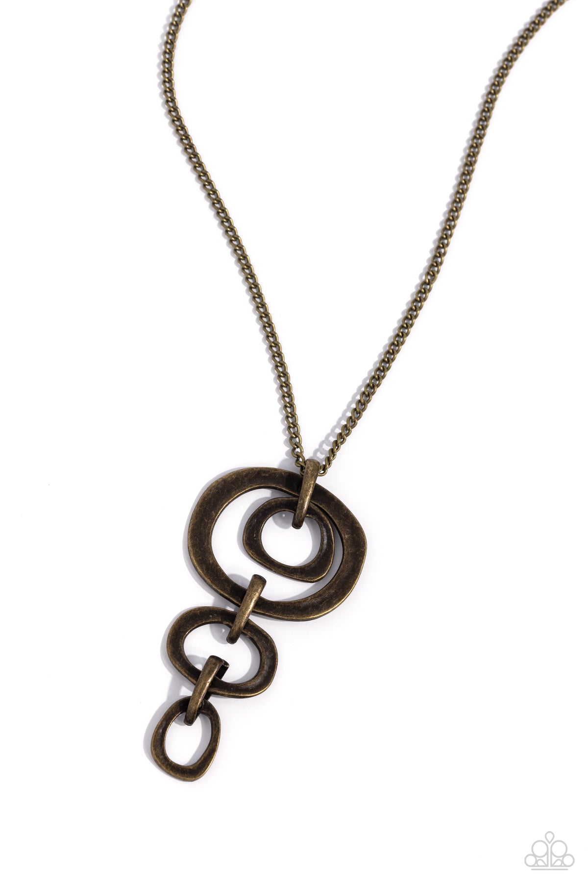 Tranquil Trickle – Brass | Paparazzi Necklace