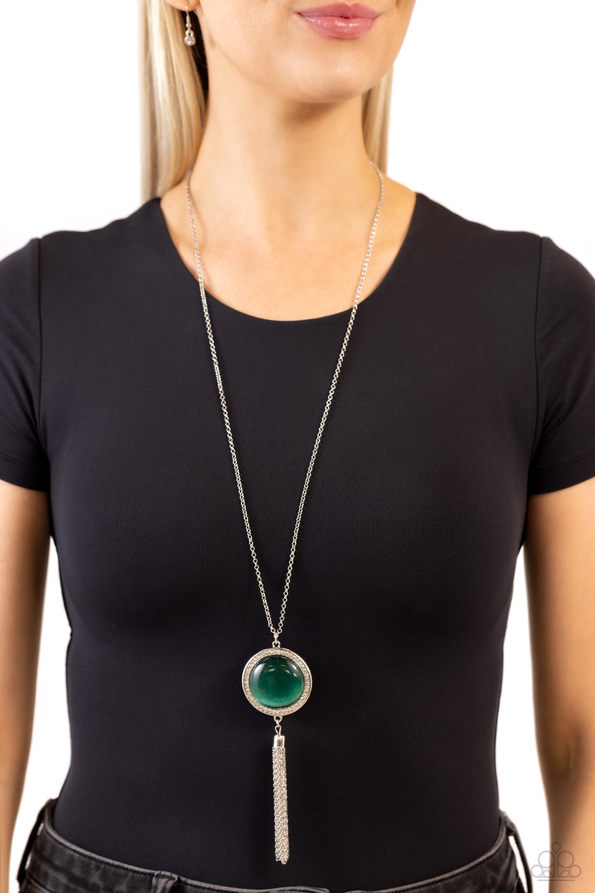 Tallahassee Tassel – Green | Paparazzi Necklace