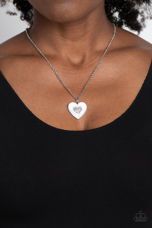 So This Is Love – White | Paparazzi Necklace