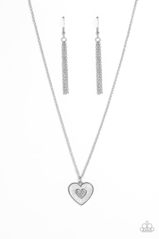 So This Is Love – White | Paparazzi Necklace