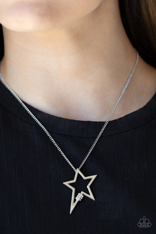Light Up the Sky – Silver | Paparazzi Necklace