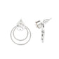 Word Gets Around – White | Paparazzi Earrings