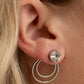 Word Gets Around – White | Paparazzi Earrings