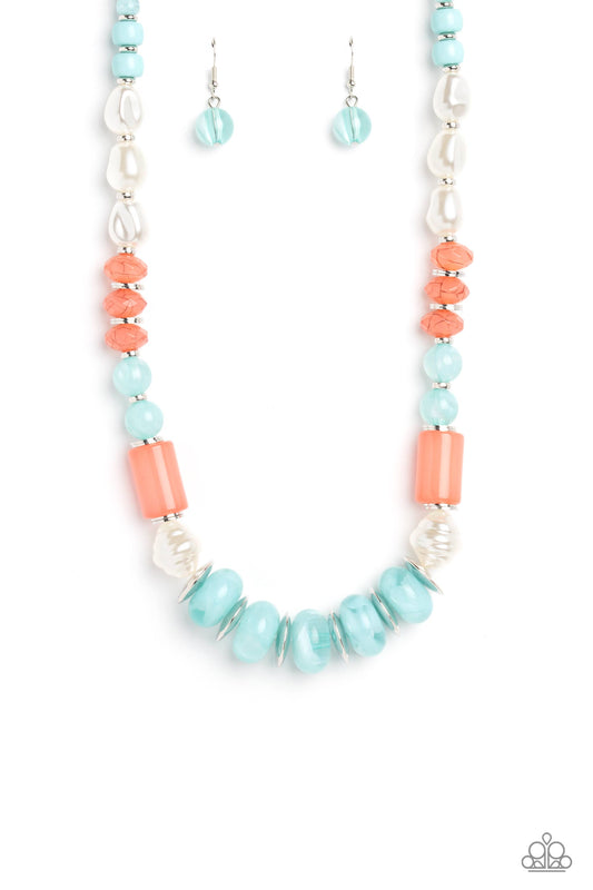 A SHEEN Slate – Blue | Paparazzi Necklace
