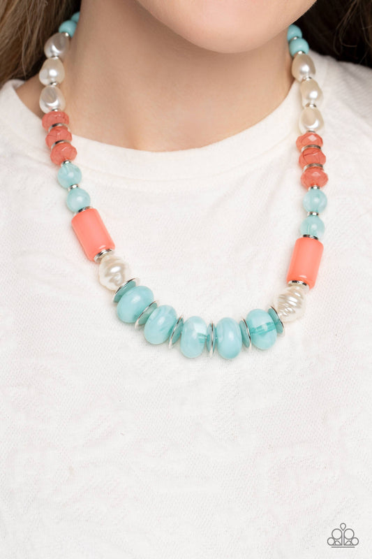 A SHEEN Slate – Blue | Paparazzi Necklace