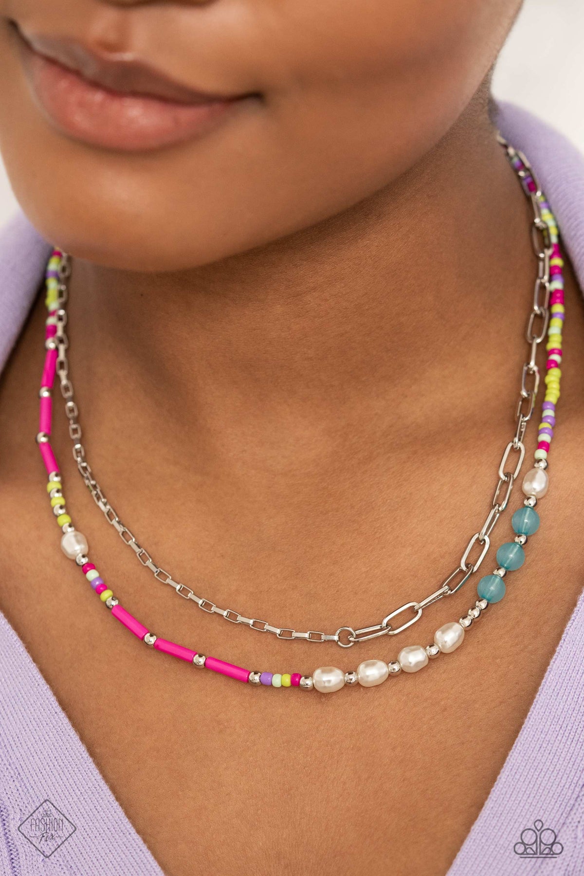 Coastal Composition | Paparazzi Necklace