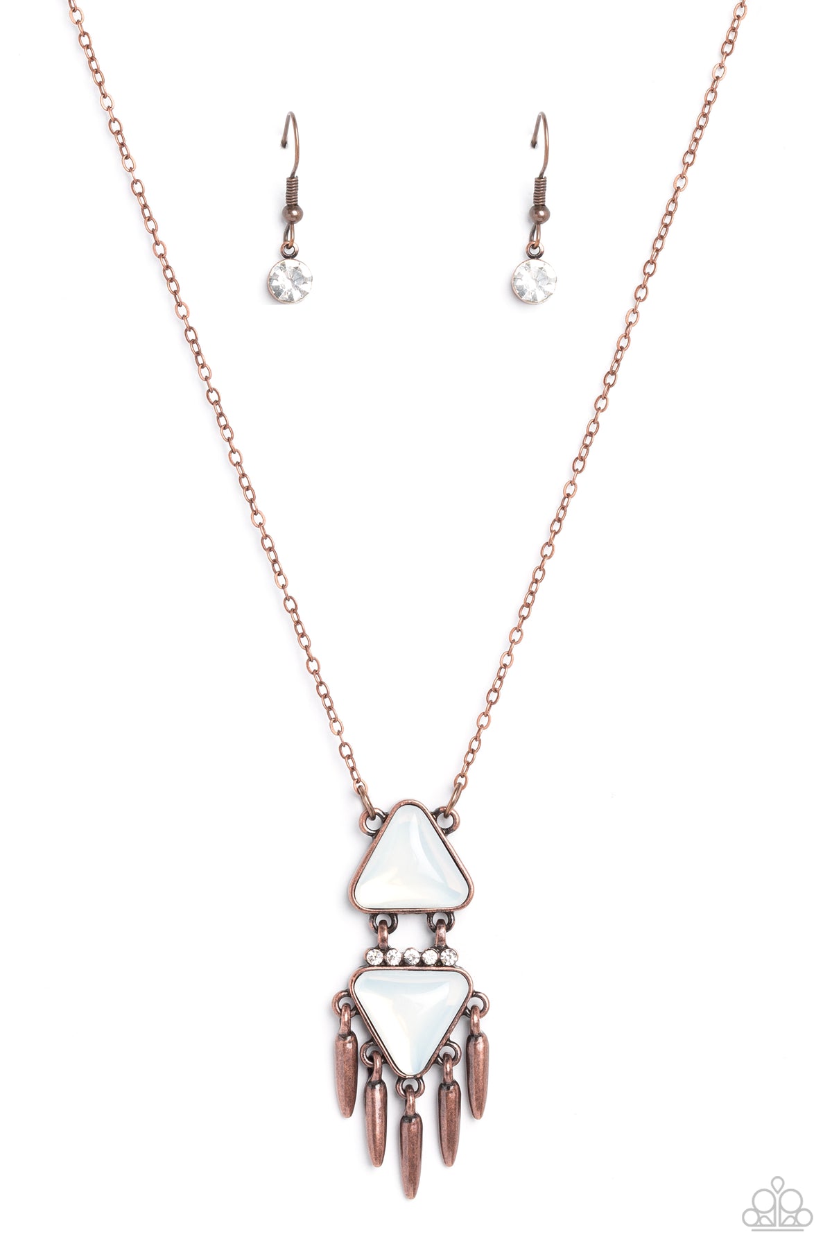 Under the FRINGE – Copper | Paparazzi Necklace