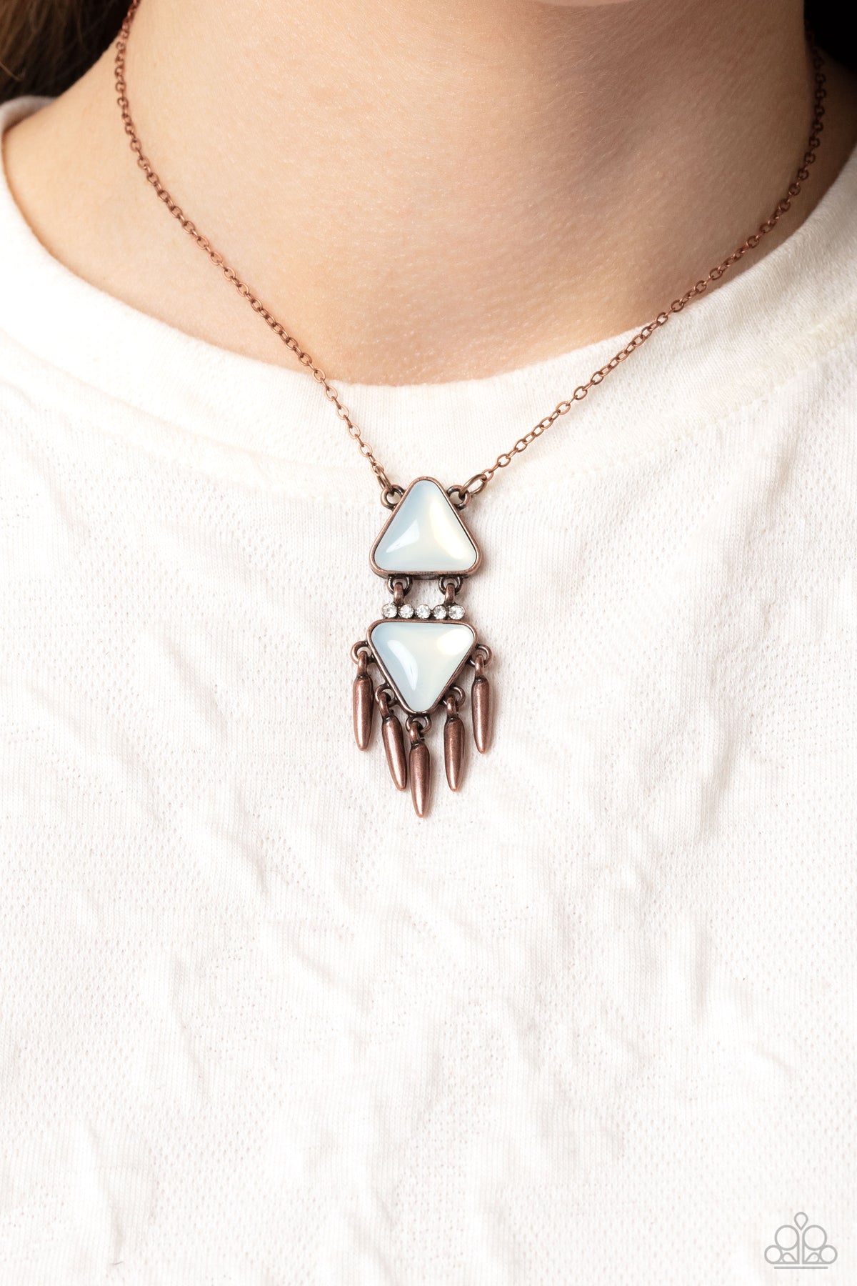 Under the FRINGE – Copper | Paparazzi Necklace