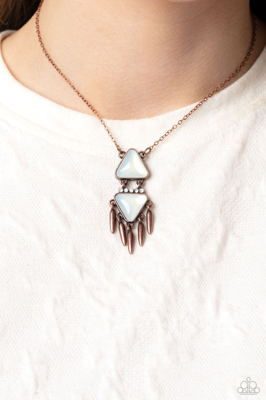 Under the FRINGE – Copper | Paparazzi Necklace