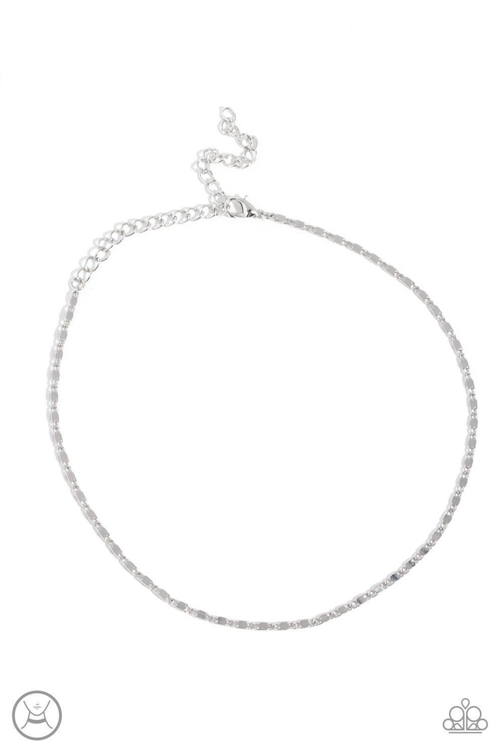 Minimalist Maiden – Silver | Paparazzi Necklace