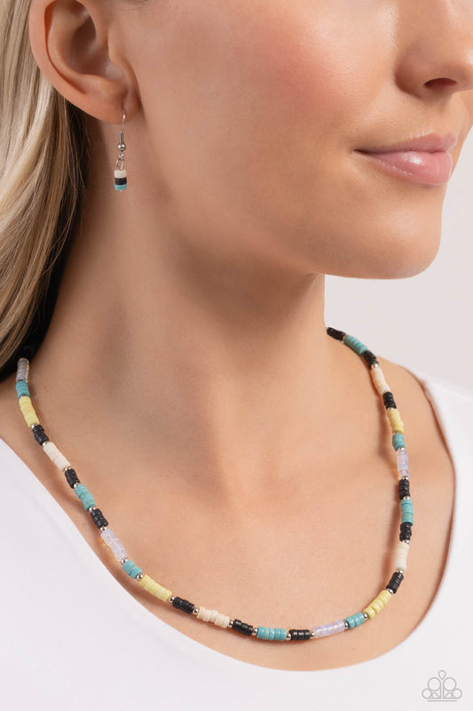 Oasis Outline – Black | Paparazzi Necklace