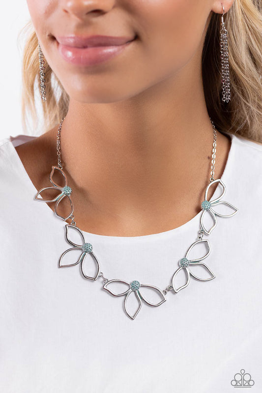 Petal Pageantry – Blue | Paparazzi Necklace