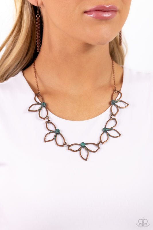 Petal Pageantry – Copper | Paparazzi Necklace