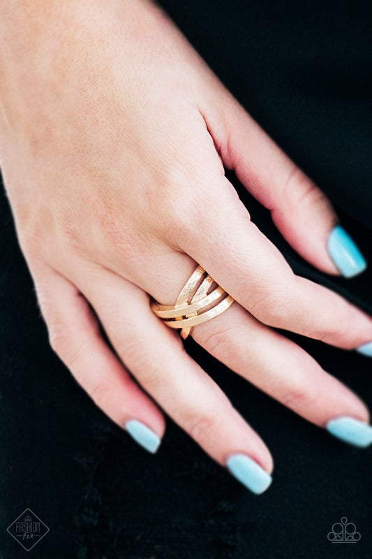 Final Statement – Gold | Paparazzi Ring
