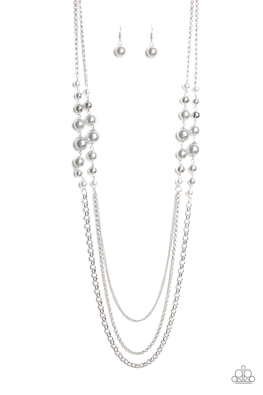 Charmingly Colorful – Silver | Paparazzi Necklace