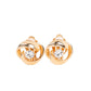 Girl Whirl Clip On – Gold | Paparazzi Earrings