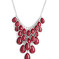 Shop Til You Teardrop – Red | Paparazzi Necklace