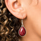Shop Til You Teardrop – Red | Paparazzi Necklace