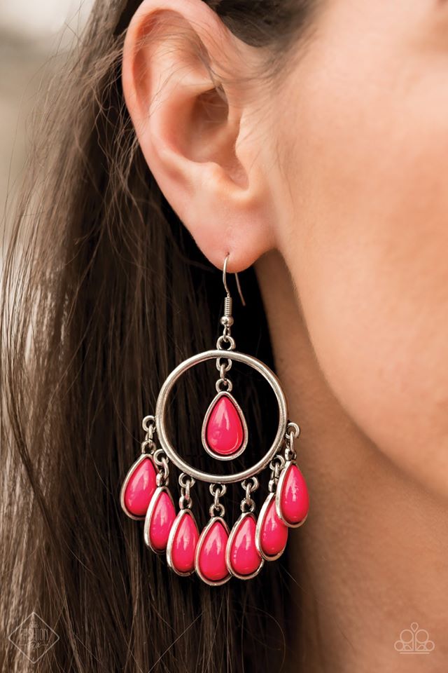 Flirty Flamboyance – Pink | Paparazzi Earrings